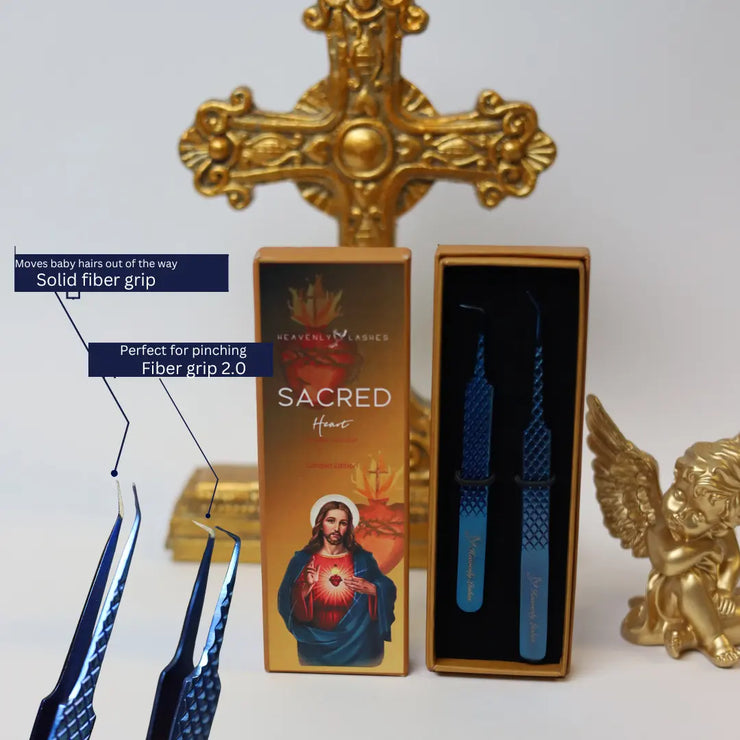 Sacred Heart Tweezer collection Heavenly lashes