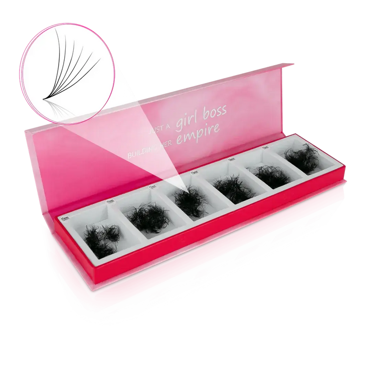6D ProMade Loose Fans - 0.07 Heavenly lashes