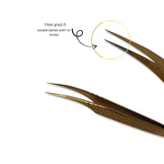 Fiber grip 2.0 Lash Tweezer Duo's Heavenly lashes