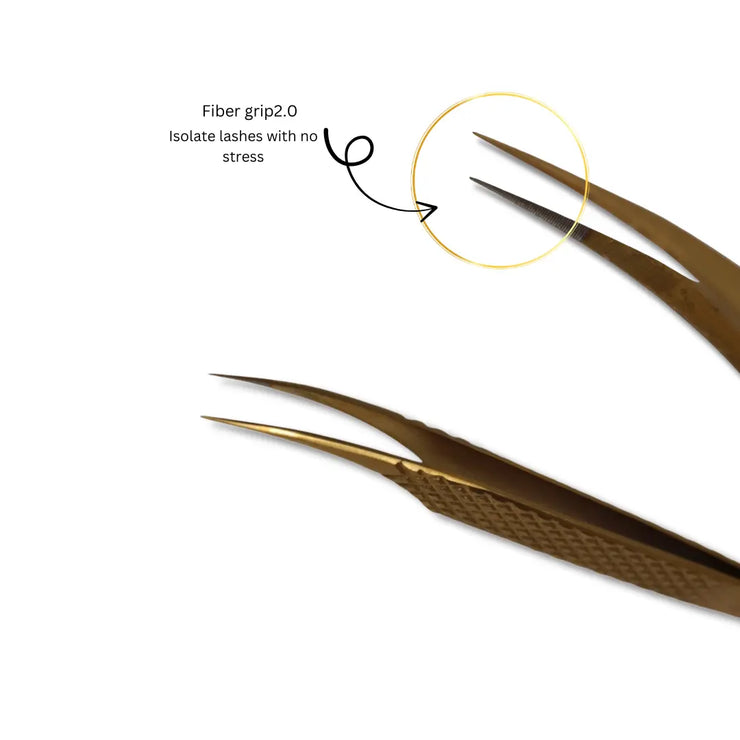 Fiber grip 2.0 Lash Tweezer Duo&