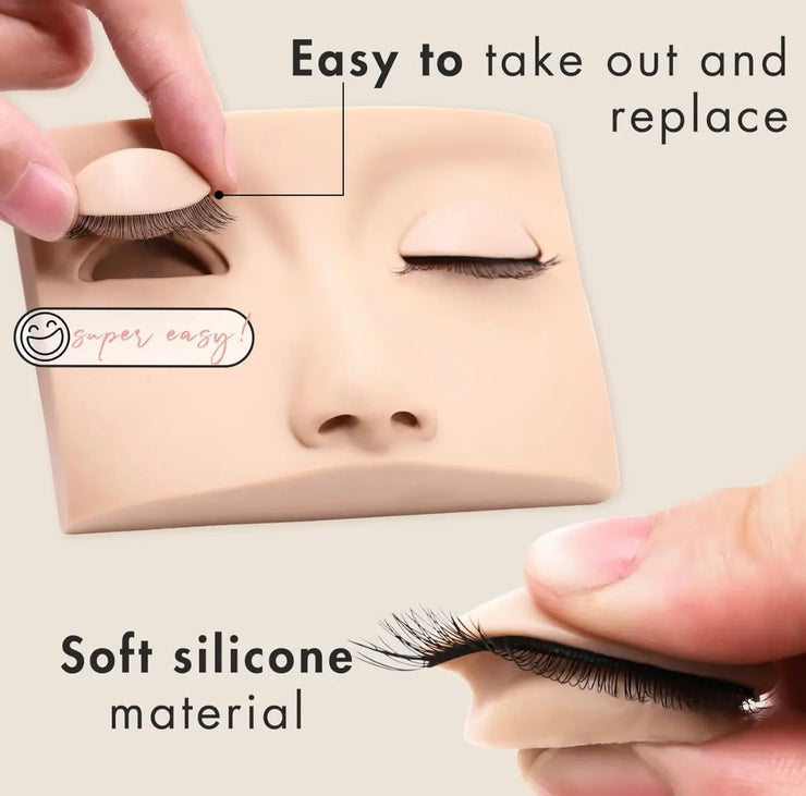 Practice double layer lids Heavenly lashes