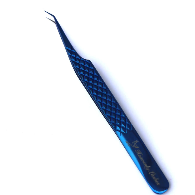Angled 45° Fiber tip tweezers Heavenly lashes