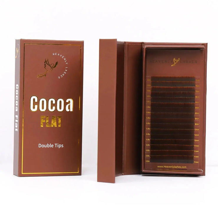 Cocoa Flat * Double Tips* Heavenly Lashes