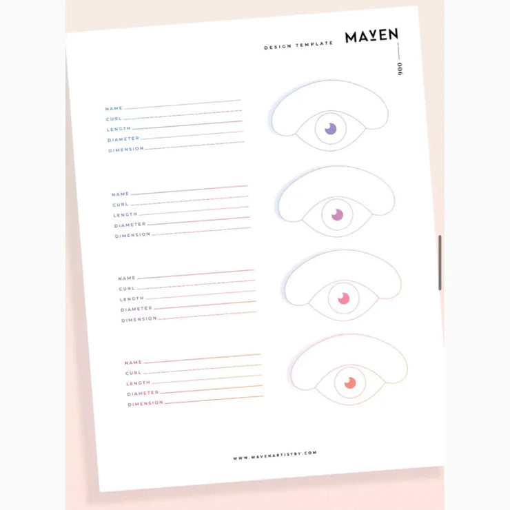Design Template Practice Chart - No. 006 Maven