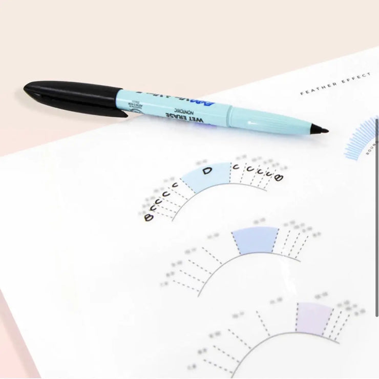 Feather Effect Practice Chart - No. 009 Maven
