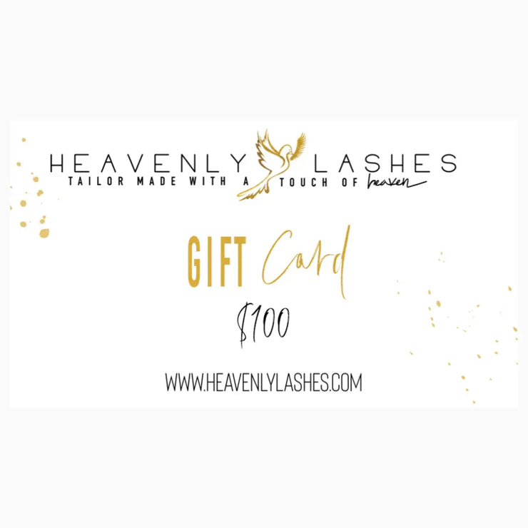 Gift cards Heavenly lashes