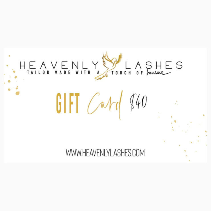 Gift cards Heavenly lashes