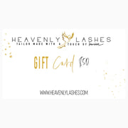 Gift cards Heavenly lashes