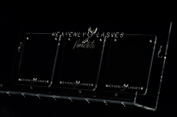 Patented  PARACLETE Wall Mounted Magnetic eyelash extension Shelf "Space saver shelf with Palettes Heavenly lashes