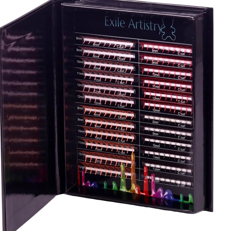 Summertime Baddie Premade Colored Lashes Exile Artistry
