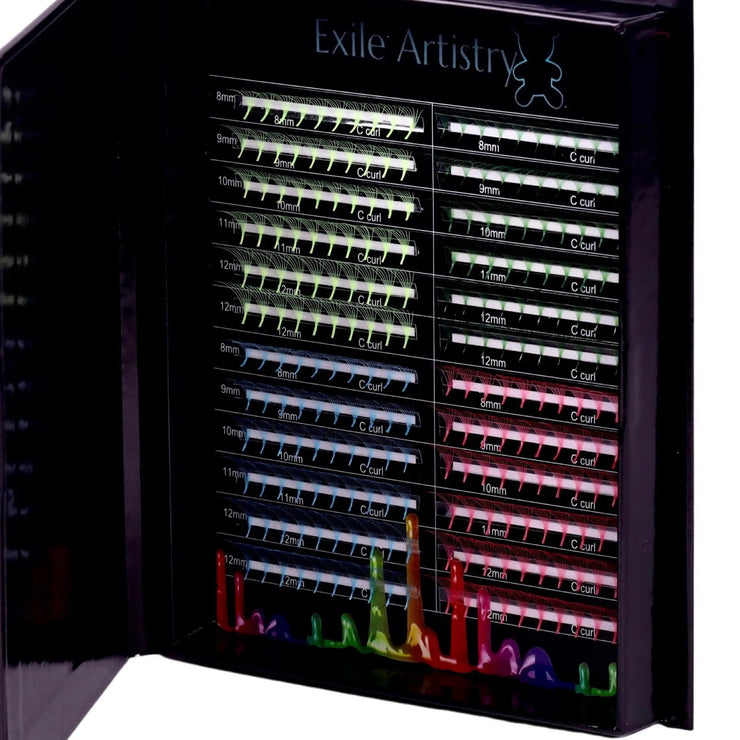 Summertime Baddie Premade Colored Lashes Exile Artistry