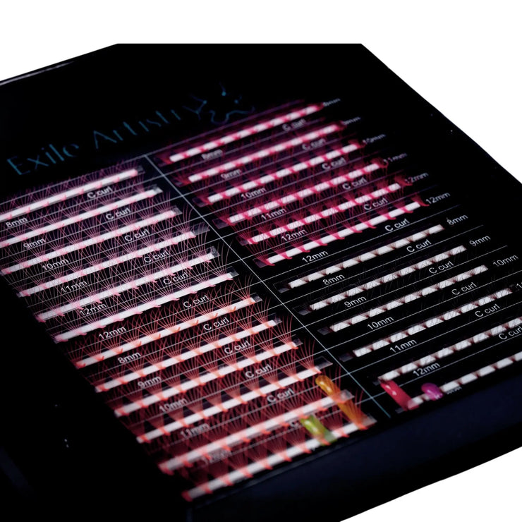Summertime Baddie Premade Colored Lashes Exile Artistry