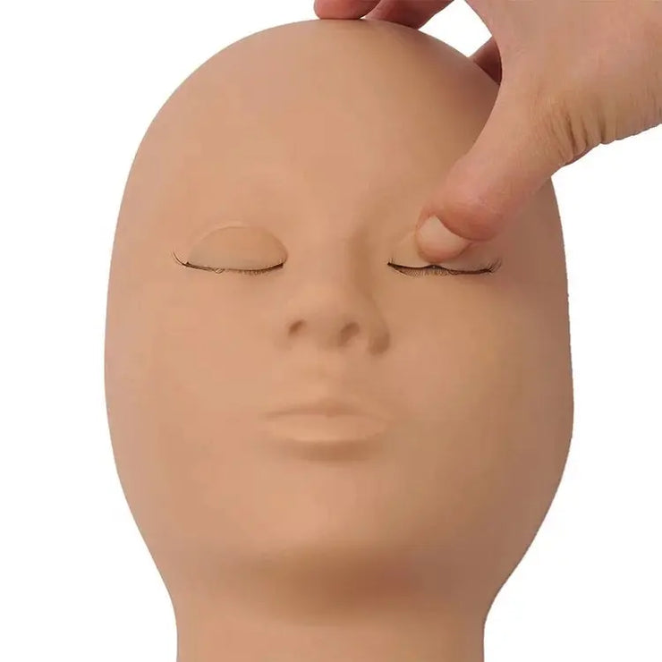Available now!! Silicone Mannequin with 2 Removable eyelids included Heavenly lashes