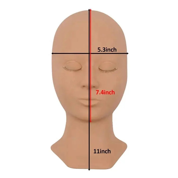 Available now!! Silicone Mannequin with 2 Removable eyelids included Heavenly lashes